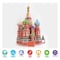 3D PUZZLES ST. BASIL&#39;S CATHEDRAL