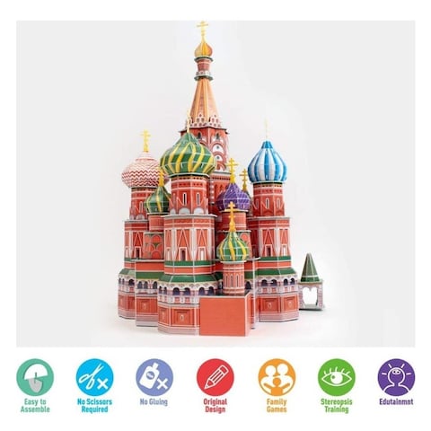 3D PUZZLES ST. BASIL&#39;S CATHEDRAL
