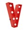 LED Marquee Letter Light Sign Wooden Red (V) 25cm