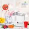 Gratus 400 Watts Food Processor Blender/Juicer, 3-Speed Control With Safety Arm, Stainless Steel Housing, Removable Residue, GFP4001FEC