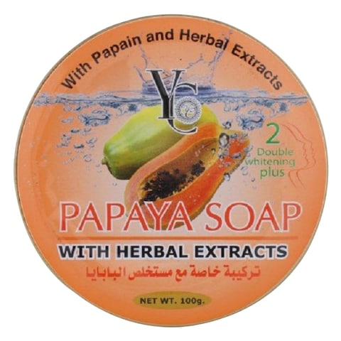 Yc Soap Papaya With Herbal Extracts 100g