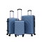 STARLIFE 3 Piece ABS Hard side Trolley Luggage Set Spinner Wheels with Number Lock