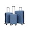 STARLIFE 3 Piece ABS Hard side Trolley Luggage Set Spinner Wheels with Number Lock