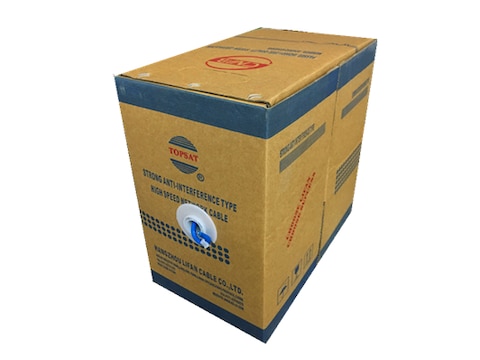 Tomvision - UTP/FTP/SFTP/Outdoor/Copper, CCA LAN Network Cable Cat6 Cable, 305 Meter - Blue