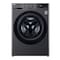 Lg F4Y5RYGYJV Front Loading Washing Machine with AI Wash and AIDD technology - 10 Kg - Black