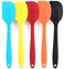 Generic Meetion 5 Pcs Random Color Food Grade Non Stick Butter Cooking Silicone Spatula Set Cookie Pastry Scraper Cake Baking Spatula Silicone Spatula