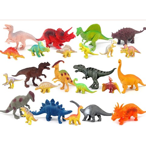 FITTO Realistic Wild Animal Figures - Set of Vinyl Plastic Animals for Kids