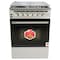 AFRA Japan Free Standing Cooking Range, 60x60, Gas and Electric Burners, Stainless Steel, Compact, Adjustable Legs, Temperature Control, Mechanical Timer, G-Mark, ESMA, RoHS, CB, 2 years warranty.