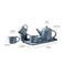 High Quality European American Style Coffee Tea Sets Porcelain Tea Pot Set For Restaurant