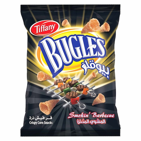 Bugles Smokin Barbeque Crispy Corn Snacks 75g