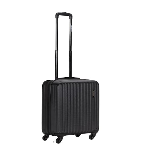 Single Hardside Spinner 4 Wheels Cabin Trolley Luggage With Number Lock 16 Inches