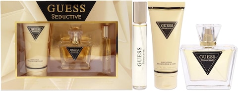 Guess Seductive Women Set: Eau De Toilette 75ml + Eau De Toilette 15ml + Body Lotion 100ml + Pouch