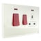 Tronic TD-5345 Cooker Control Unit Socket 45Amps Ivory