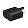 Samsung 3 Pin Type C Adapter Black