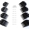 Wahl Plastic Comb Attachments For Standard Multi Cut Clippers, Black
