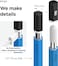 elago Classic Pencil Case compatible with Apple Pencil USB-C Cover Sleeve, Classic Design Compatible with Magnetic Charging - HB Blue