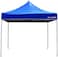 GO2CAMPS Gazebo 3x3 M-Camping Tent Canopy Pop Up Instant Shelter Sun Protection Shade for Outdoor Camping Picnics Beach Garden Sports Party-(Blue)