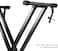 Mike Music Adjustable Double X Style Piano Keyboard Stand - Black (Double X Keyboard stand, black)