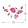 Stickieart - Butterflies And Purple Tulips Wall Decal - Medium - 50 X 70 Cm - Sta-160