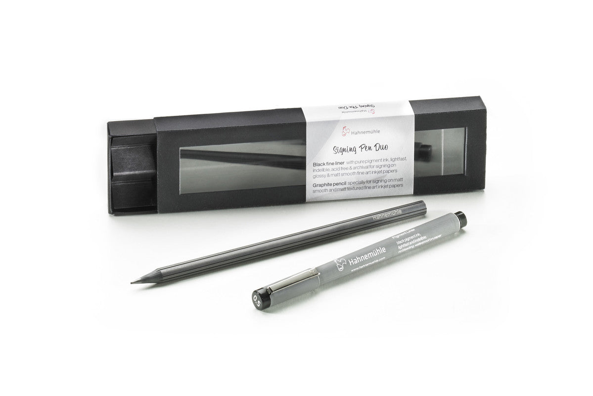Hahnem&uuml;hle Signing Pen Duo - Pigment liner + Graphite pencil (Set)