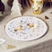 Reindeer Gold Foil Paper Plates 8pcs