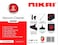 Nikai Vacuum Cleaner With High Suction Power, HEPA Filter, And Multipurpose Brush - Effortless Cleaning, Telescopic Tube And Easy Carry Handle, Speed Control, 3.5L 2000W NVC9260A1 Black/Silver/Red
