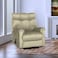 In House Velvet Classic Recliner Chair - Dark Ivory - AB011