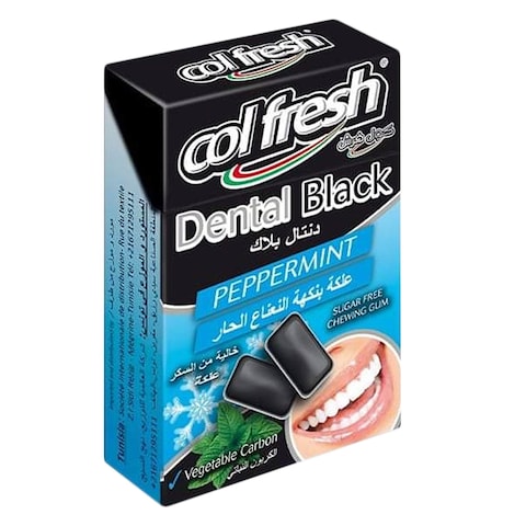 Colfresh Dental Black Peppermint Gum 50g
