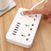 Power Strip Surge Protector with USB- Extension Cord Flat Plug with Widely 3 AC Outlet and 6 USB, Small Desktop Station with 6 ft Power Cord, Compact Socket