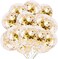 The Culture Club - 24 Pieces Gold Confetti Balloons | Prefilled 12 Inch Latex Party Balloons With Gold Confetti For Party Decorations Wedding &amp; Bridal