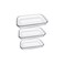 Marinex Oval Baking Dish Set Clear 3 PCS