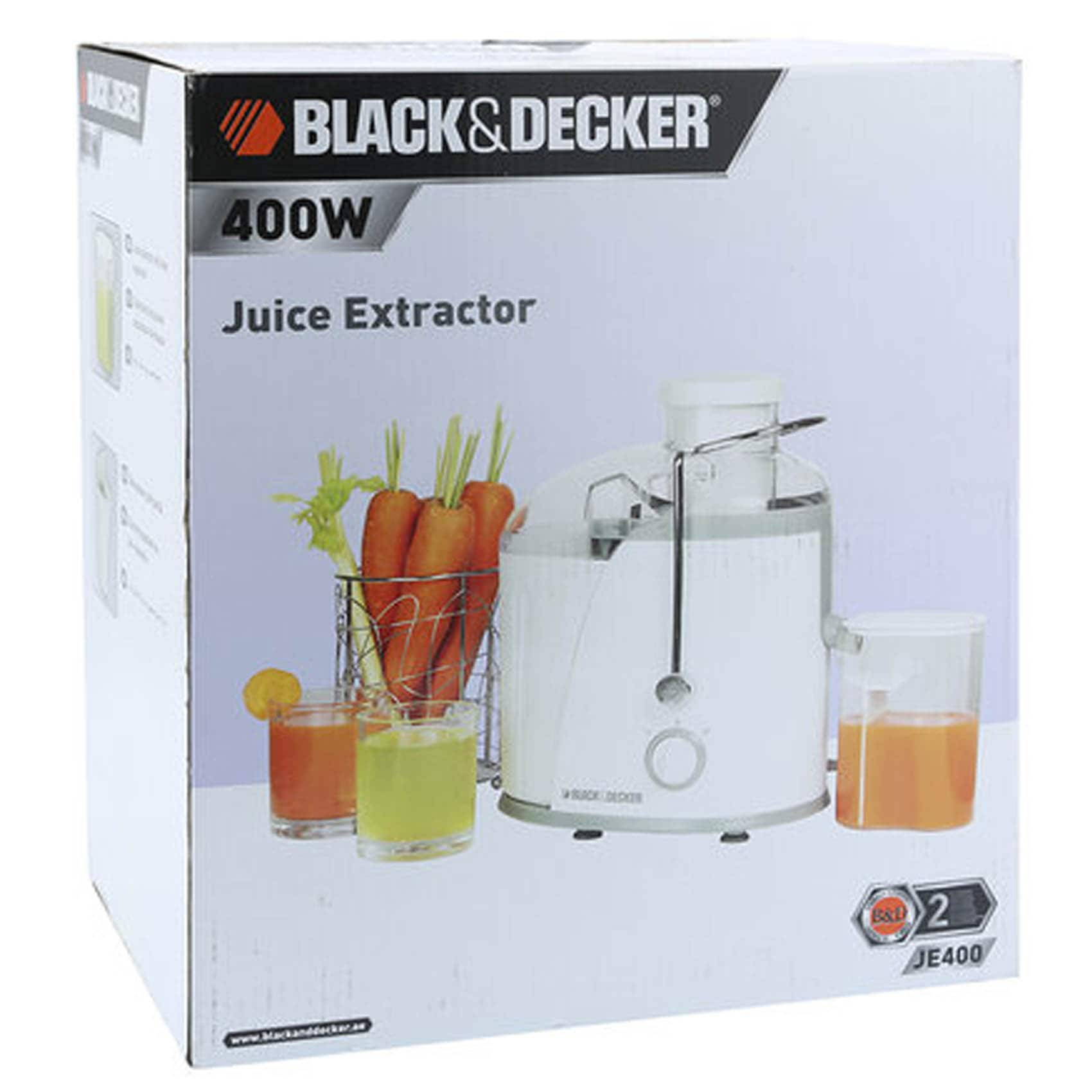 Black decker 400 watt juice extractor best sale