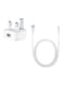 Lightning Charger With USB Cable For iPhone 5/5S/5C White 1 meter