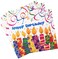 Party Time 24-Pieces Happy Birthday Confetti and Candles Design Table Tissue/Paper Napkins - Soft Dinner Napkin for Weddings, Parties, Restaurant, Events - Party Supplies