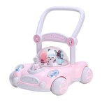 اشتري Lovely Baby Kids Push Walker LB 7621 with Removable Handle, Musical Toys, Walk Support, First Step Safe Activity Walker, Child Learning Balance, Small Infant Boy Girl 9-15 M - Pink في الامارات