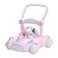 Lovely Baby Kids Push Walker LB 7621 with Removable Handle, Musical Toys, Walk Support, First Step Safe Activity Walker, Child Learning Balance, Small Infant Boy Girl 9-15 M - Pink
