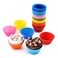 12-Piece Multicolor Silicone Cup Cake Mould Set Multicolour 7x4x3.2centimeter