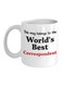 muGGyz World's Okayest Commander Printed Coffee Mug White/Black/Red 325ml