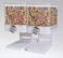 Double Cereal Dispenser Storage Container Dry Food Snack Kitchen Canister Fresh