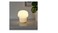 Table lamp, glass opal white