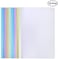 10pcs Plastic Transparent Smooth A4 Report Cover Files Folder Binder with Sliding Bar Office Stationary