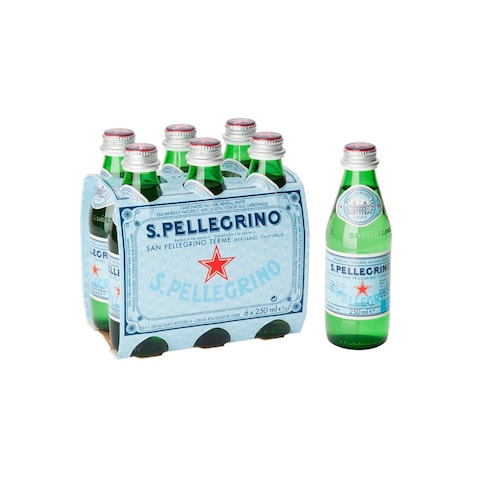 San Pellegrino Water Sparkling 250 Ml 6 Pieces