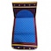 Fabienne Muslim Prayer Rug Printed with Back Support 55x110 cm Medical Prayer Mat Meditation Mat Luxury Ramadan and Eid Gift Mat Portable Strong Chair Sajadah Mat Blue/Purple
