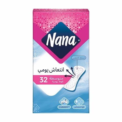 Nana Normal Daily Liners Pad White 32 Liners