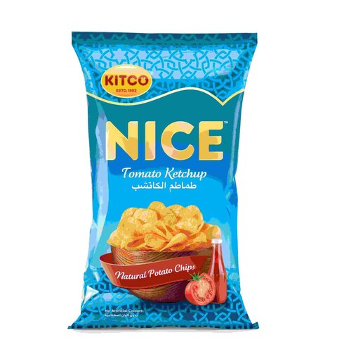 Buy Kitco Nice Tomato Ketchup Potato Chips 167g in Kuwait