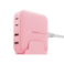 شاحن مكتبي موماكس ون بلق بتقنية GaN بمنفذين USB-C ومنفذين USB بقوة 70 واط - وردي