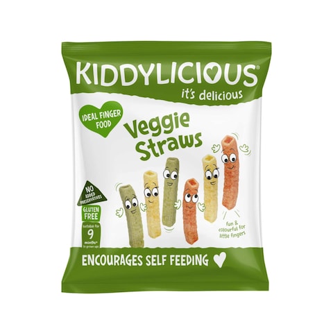 Kiddylicious Gluten-Free Veggie Straws Finger Food 12g