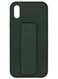 Zolo Finger Grip Holder and standing cover with Car Magnetic Multi-function Shockproof Protective Case Cover For iPhone Xs Max Green