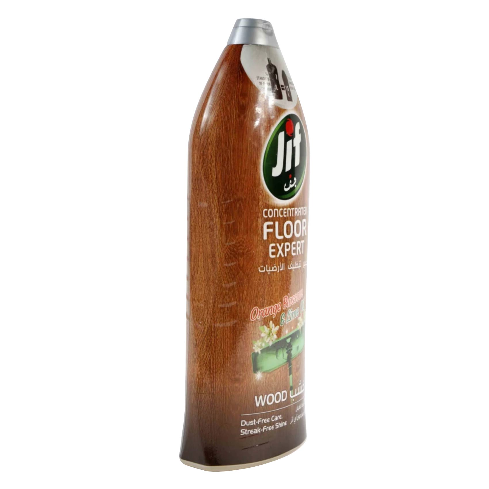 Jif Floor Cleaner Concentrated Wood Orange Blossom And Lime Oil 1.5 Liter product thumbnail 3