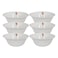 Windcera Soup Bowl NB-0003 White 6inch Pack of 6